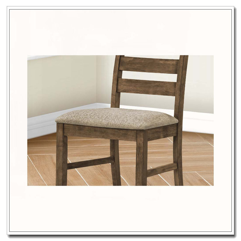 Chaise rembourrée, Brun