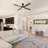 Onyo 52 in. Indoor/Covered Outdoor Matte Black Integrated LED Modern Ceiling Fan with 5-CCT Selections, Remote Included-1932288196