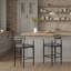 Ensemble de 2 tabourets de bar modernes - hauteur 29,75 po, capacité de 265 lb.-1149897639-1149897638