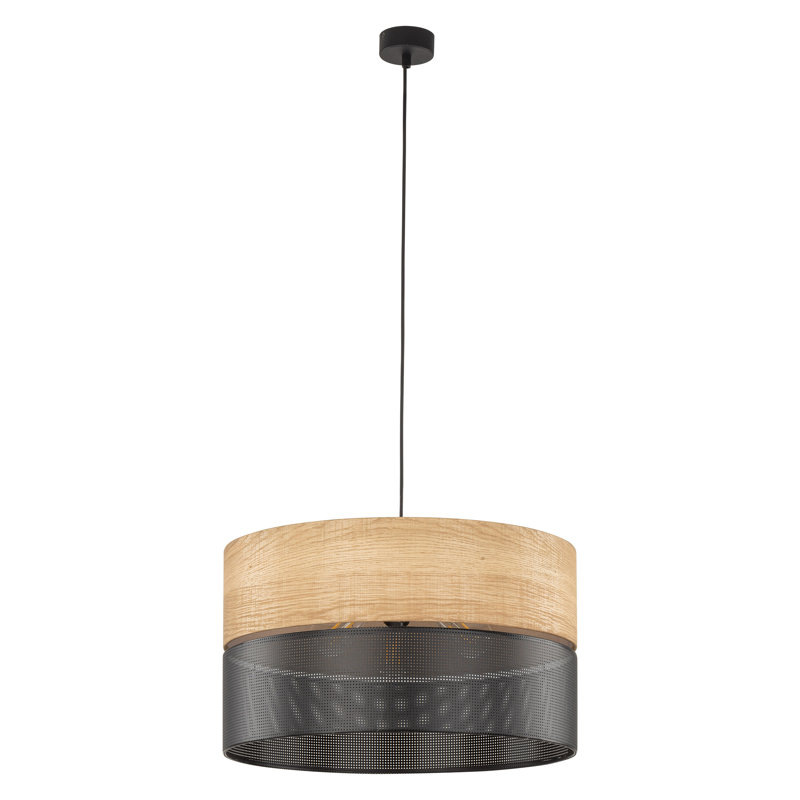 Aashif 3 - Light Stainless Steel Drum Pendant