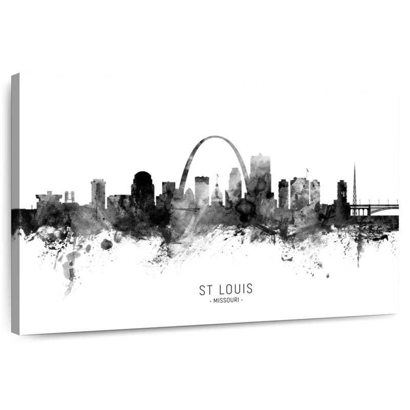 Skyline de Sireci, St. Louis, Missouri II, H 16 po x l 24 po