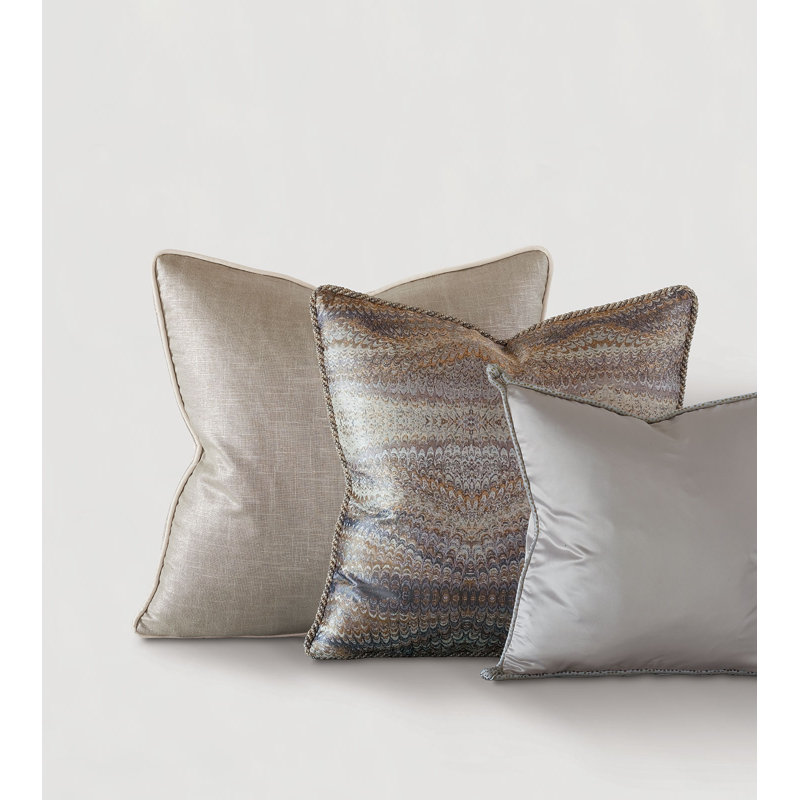 Isolde Linen Square Pillow Cover & Insert