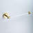 Acrylic And Brass Bathroom Hardware Set - Wall Mounted Towel Holder, Toilet Paper Holder And Hook - Durable 3-Piece Bathroom Accessories For Modern Decor