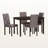 Alyshia 4 - Person Four Leg Dining Set-2016159397
