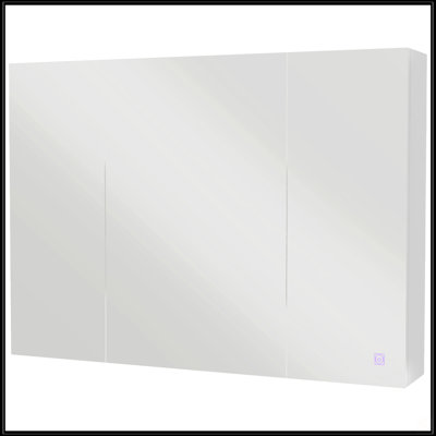 Kleankin Lighted Medicine Cabinet With Mirror