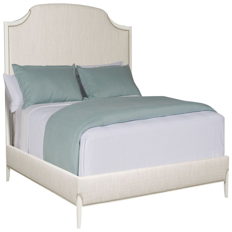 Lillet Solid Wood Scalloped Bed, Queen