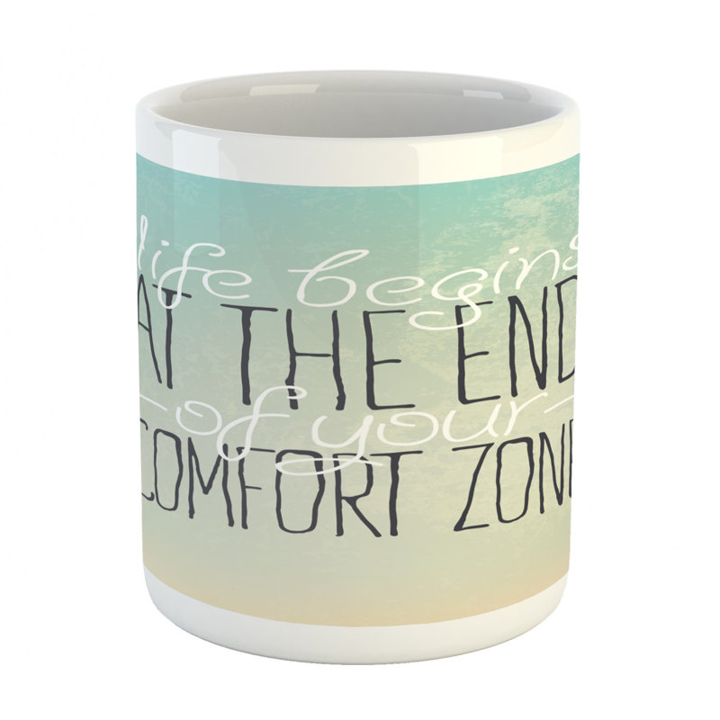 Grande tasse à café style style vie