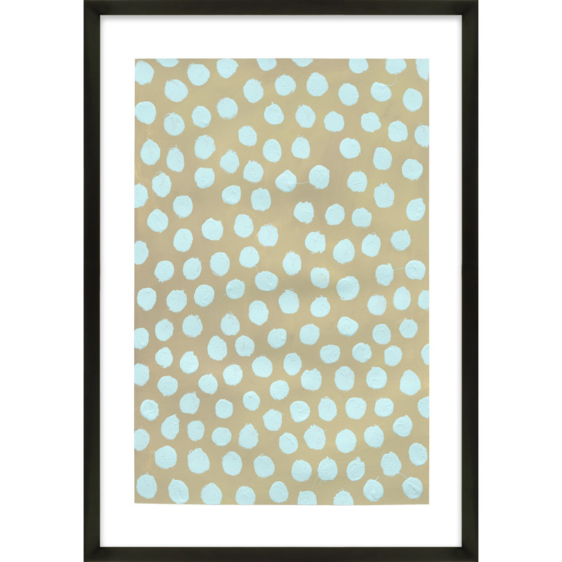 Cloud On Khaki Painting by Michela Sorrentino, Black, 20" H x 14" W x 1.25" D