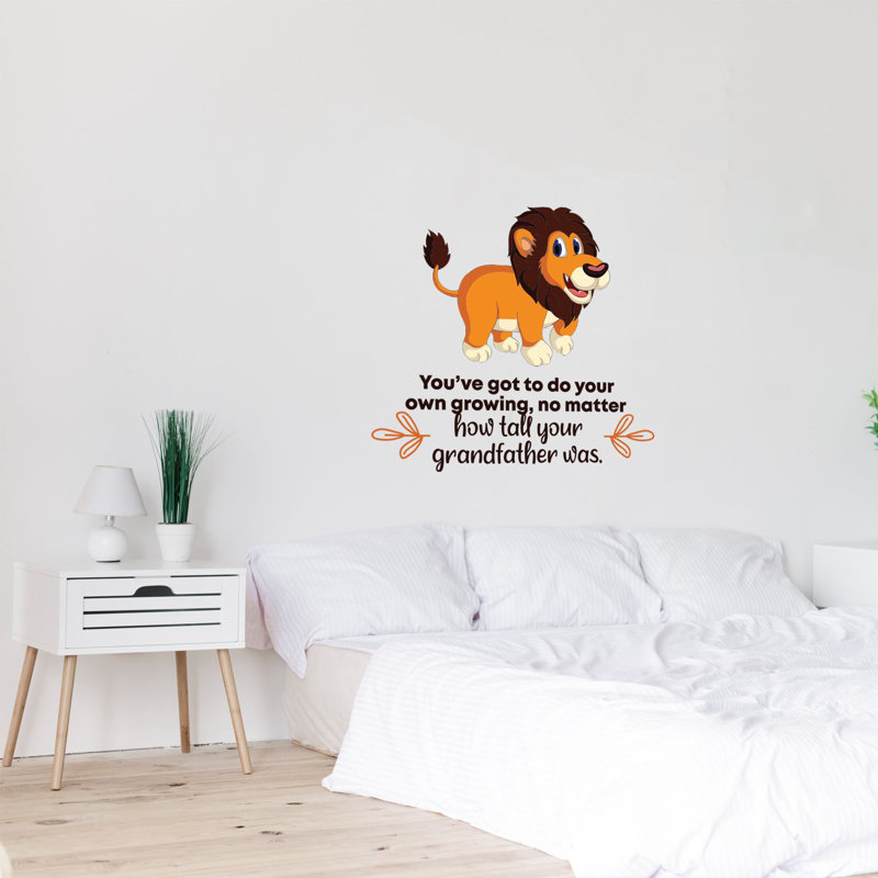 Text & Numbers Wall Decal, 40" H x 40" W