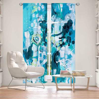 Paire de rideaux obscurcissant en polyester Conforti