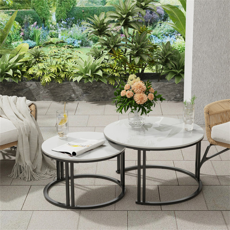 Azuzena Frame Coffee Table, White