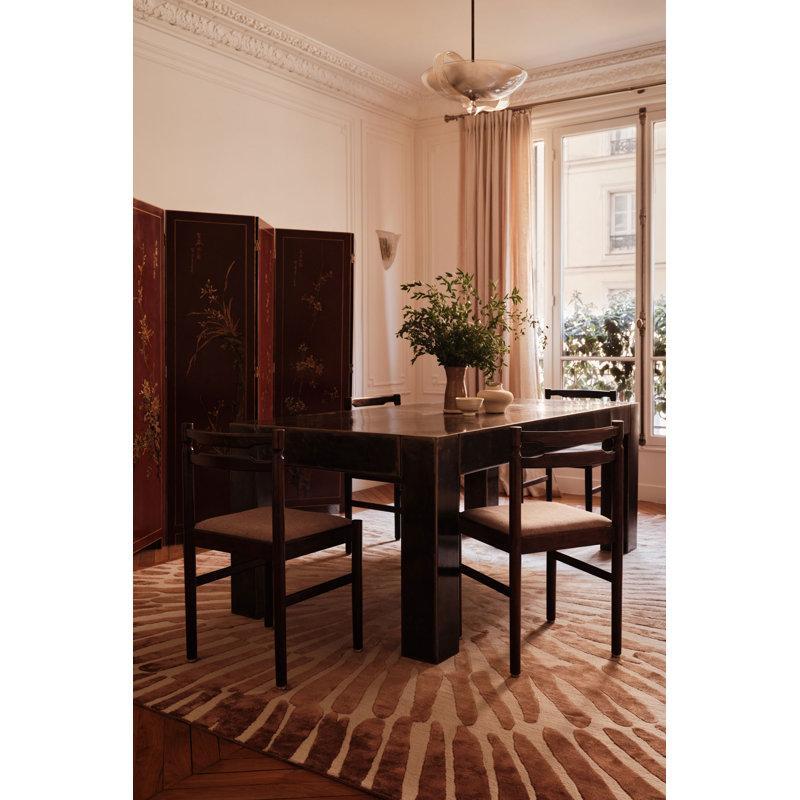 The Rug Company X Winch Design Helia Rust Area Rug, Rectangle 9' x 12'