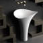 Vivian 35.5" Tall Glass Handmade Oval Pedestal Bathroom Sink-107328814