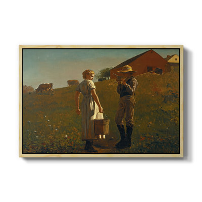 A Temperance Meeting, 1874-Winslow Homer-Framed Gallery Wrapped Canvas