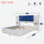 Lit plateforme tapissier avec tablettes-742419363-742419365
