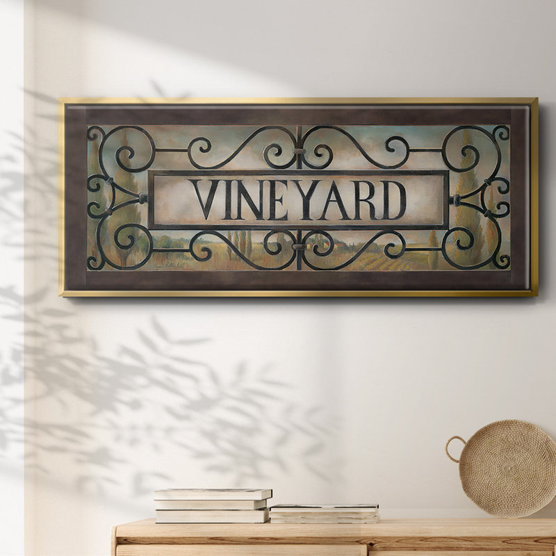 Vignoble - toile encadrée