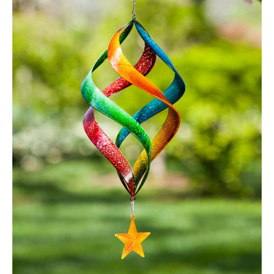 Brax Connected Hanging Spiral Kinetic Spinner