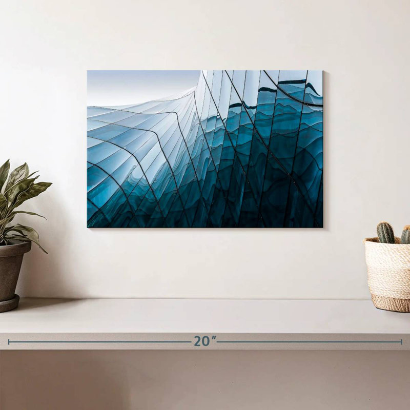 Structure en verre Lilie Blue