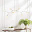 Lustre géométrique unique à 8 lumières Casteludud