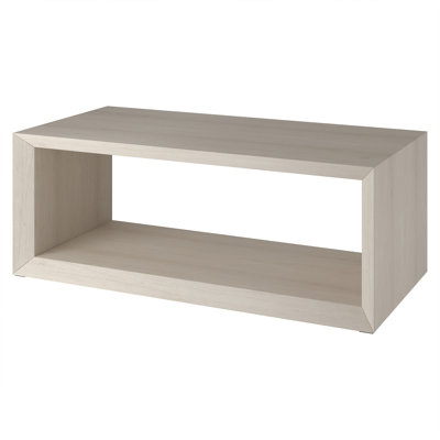 Samuelson Faux Wood Coffee Table With Shelf