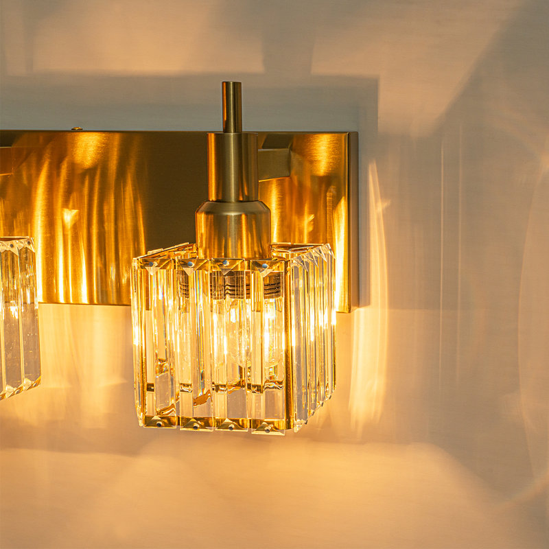Taevion Dimmable Vanity Light, Gold, 7 Lights