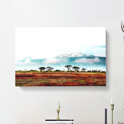 Mount Kilimanjaro In Tanzania - Wrapped Canvas
