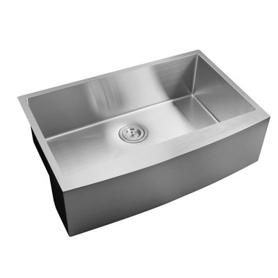 30'' L Farmhouse / Apron Single Bowl Stainless Steel Kitchen Sink
