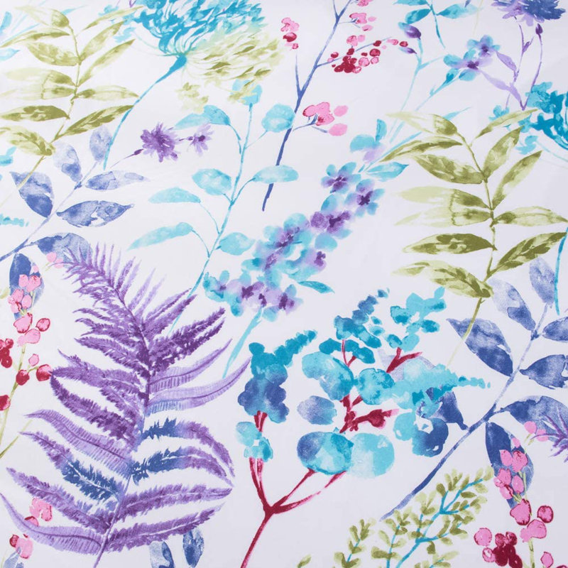 Floral Duvet Cover, Twin Duvet Cover + 1 Twin Sham
