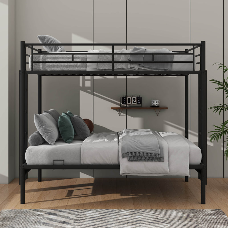 Full-Size On Twin Metal Multi-Functional Bunk Bed