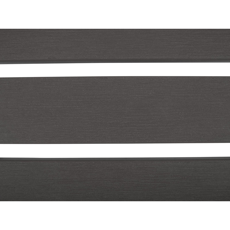 Jaelyn Outdoor Ottoman, Dark Grey