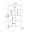 Izquierdo 155 cm H x 80 cm W Standard Bookcase