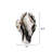 Agatha Ceramic Vase, Black and White