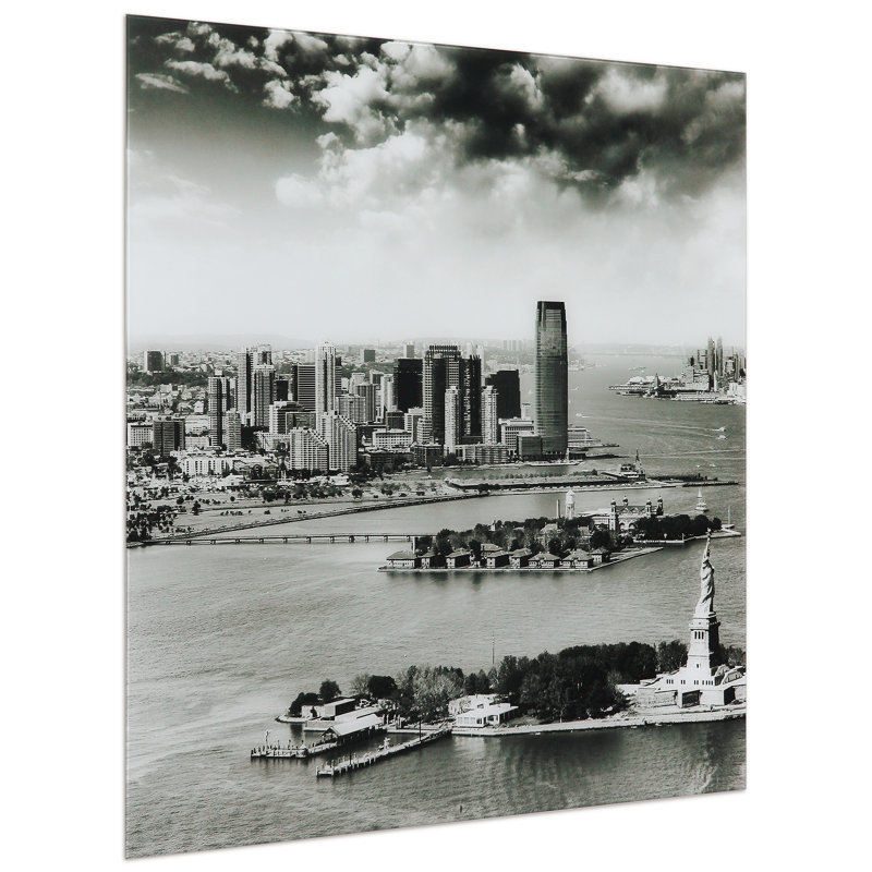 « new york horizon a », impression sur verre