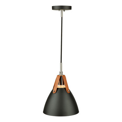 1 - Light Black Single Pendant