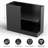 Tall Metal Cube Planter For Outdoor Plants 36" L X 12" W X 26" H, Heavy Duty Steel Large Planter Box With Removable Insert Shelf, Modern Décor For Tall Plants, Trees, Flowers-2090807660
