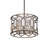 Minka Lavery Hexly - 3 Light Semi Flush And Pendant In Bronze & Sultry Silver Finish