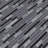 Antique Sable Interlocking 12 in. x 14 in. Stone Glass Blend Mosaic Wall Tile