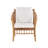 Robby Solid Wood 4 - Person Seating Group with Cushions