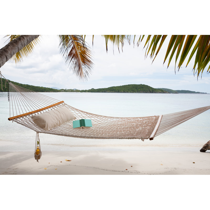 Hammock at Caribbean Beach by Cdwheatley, 32" H x 48" W