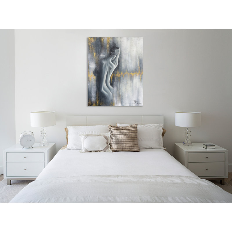 «Heartbeat I», toile tendue par Isabella Karolewicz, H 20 po x l 16 po x P 1,5 po