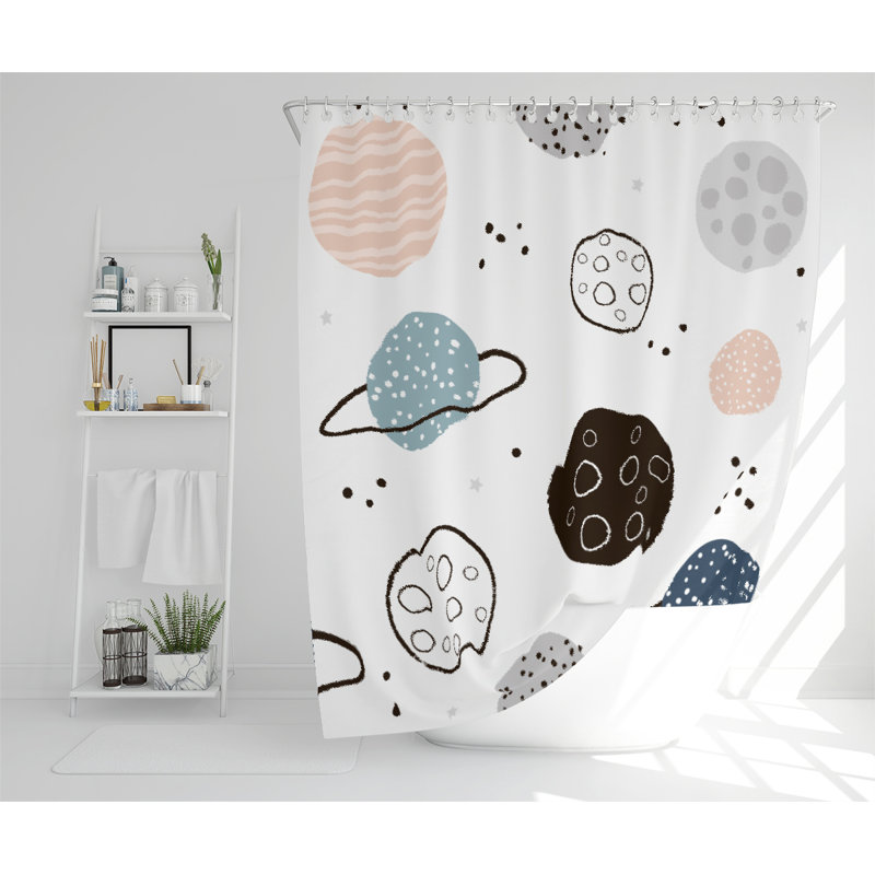 Diboll Polyester Shower Curtain Set