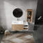 Meuble-lavabo de salle de bain Santina - 42 po avec lavabo et armoire latérale-121112416