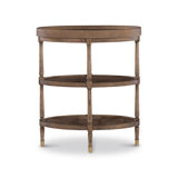 Andrews Chairside Table - Weathered