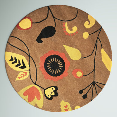 Soho Hand Tufted Wool And Viscose Floral Rug