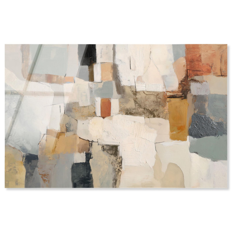 Décoration murale bohème colorée par Art Remedy, prête à être suspendue, 54 x 36, H 36 po x l 54 po