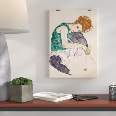 Egon Schiele Seated Woman - Frameless Print