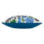 Aljento Indoor / Outdoor Floral Blue Square Throw Cushion