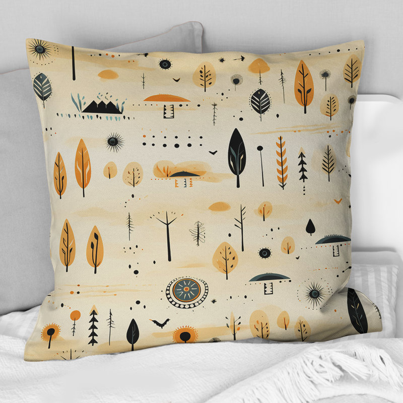 Motif tribal Nomad Boho, H 18 po x l 18 po