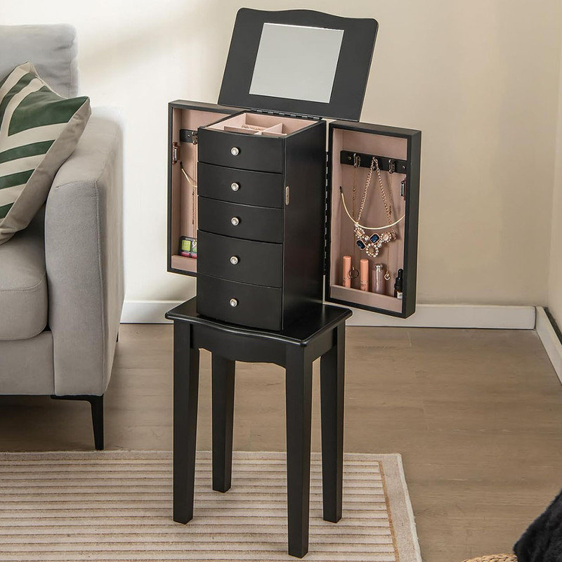 Armoire à bijoux avec miroir Pacjo