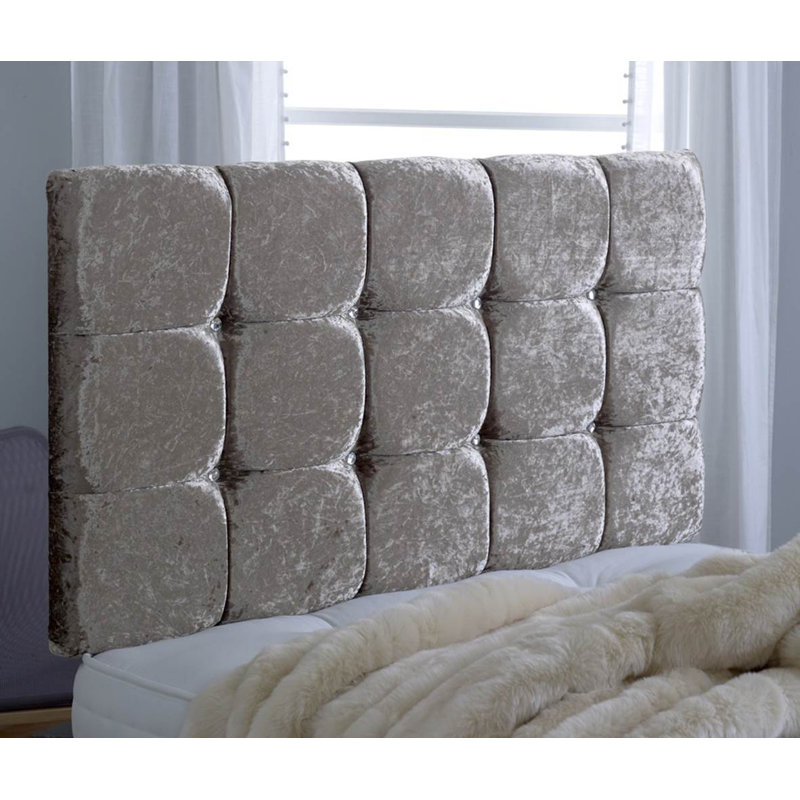Estep Upholstered Headboard, Champagne, Small Single (2'6)